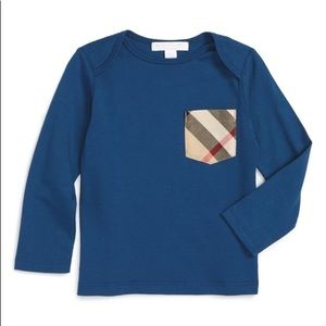 BOYS Burberry Long Sleeve Check Pocket